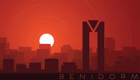 Beach Benidorm: Over 27 Royalty-Free Licensable Stock Vectors & Vector ...