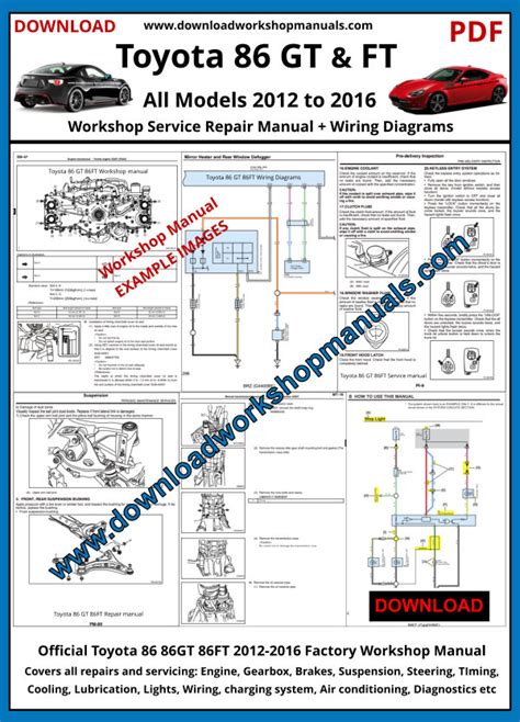 Toyota 86 Workshop Repair Manual Download