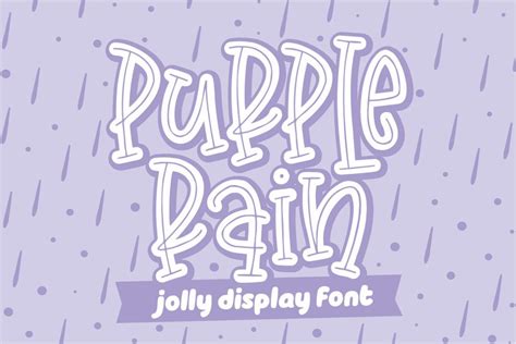 Purple Rain Font Free Download - FreeFontDL