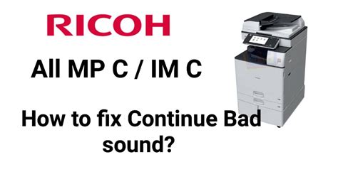 How To Fix Bad Sound Development Unit Jam On Ricoh Mp C Ex Mp