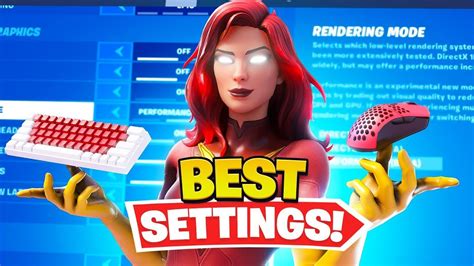 Best Keyboard And Mouse Settings For Fortnite Fortnite Chapter 6 Youtube