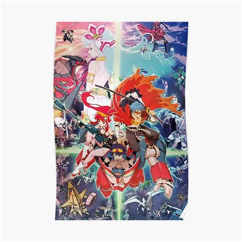 "Gurren Lagann - Original Artwork" Poster for Sale by ZairaNZayan ...