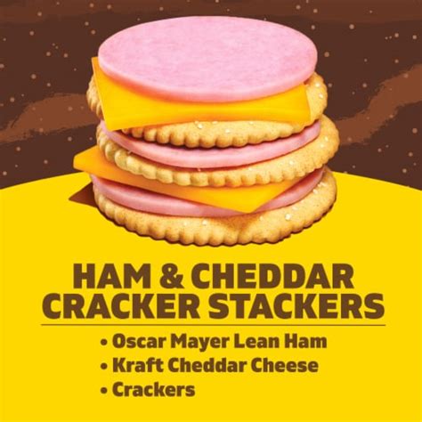 Lunchables Ham & Cheddar Cheese with Crackers Snack Kit, 3.2 oz - Smith’s Food and Drug