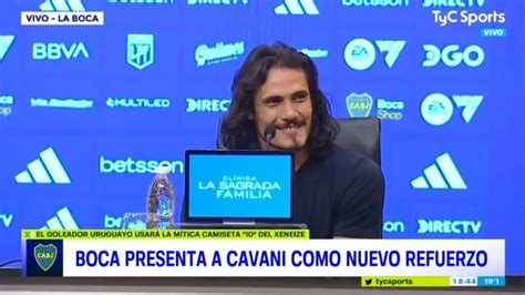 En vivo Boca presenta a Edisón Cavani como nuevo refuerzo EL