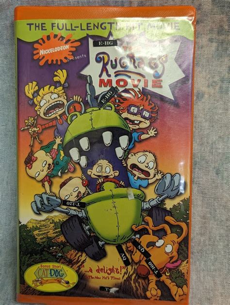 Rugrats In Paris The Movie VHS Orange Grelly USA