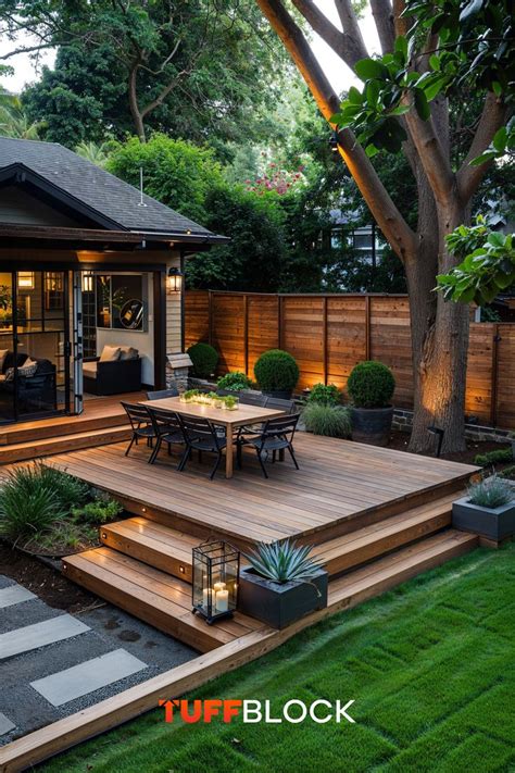 Multi Level Patio Deck Ideas For Modern Gardens