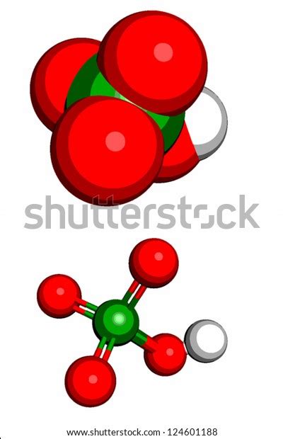 Perchloric Acid Hclo Molecule Chemical Strong Inorganic Off