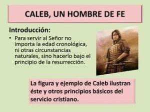 Caleb En La Biblia Un Estudio Profundo De Su Fe Y Coraje Biblia Viva