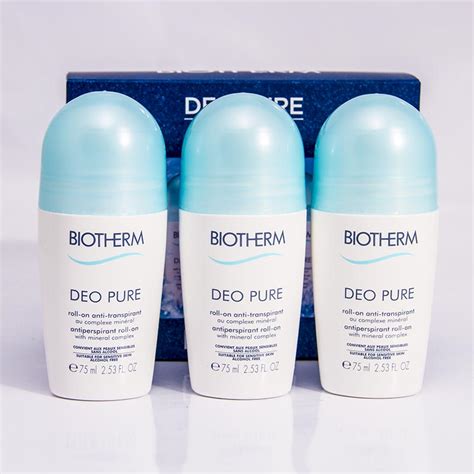 Biotherm Deo Pure Roll On Trio 3 X 75 Ml Excaliburshop