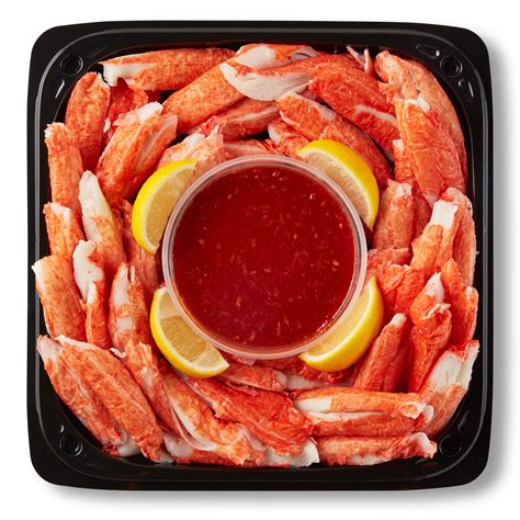 H E B Fish Market Party Tray Imitation Snow Crab Legs Shop Seafood