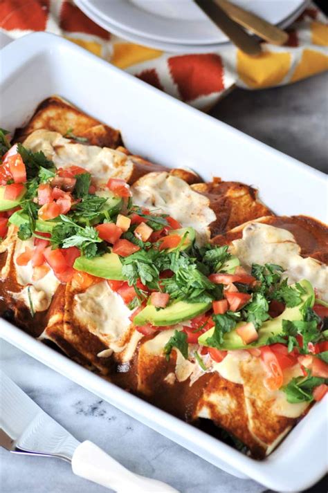 Vegan Black Bean And Mushroom Enchiladas Recipe Vegan Mexican Recipes