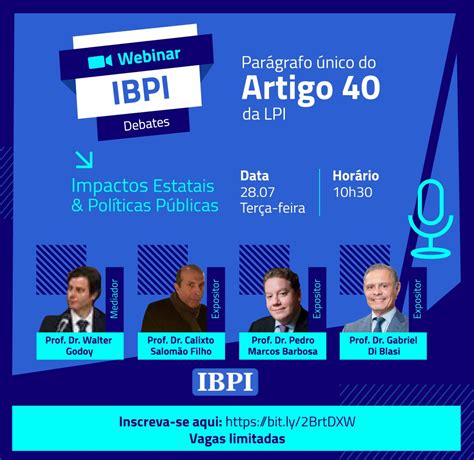 Ciclo De Webin Rios Ibpi Lei De Propriedade Industrial Abifina