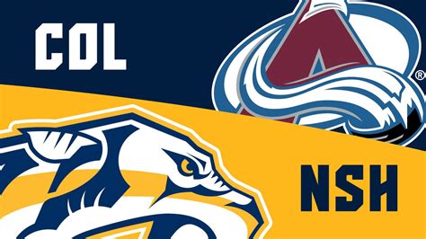 Nashville Predators Vs Colorado Avalanche Bridgestone Arena