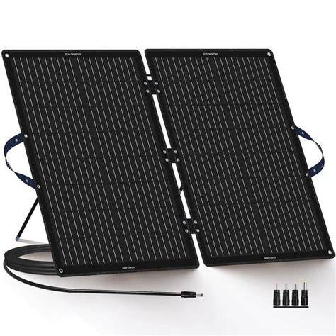 Eco Worthy W Panneau Solaire Portable Monocristallin Pliable Pour