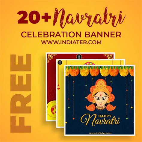 20+ Free Maa Durga Happy Navratri Celebration banner Image Ideas Stock ...