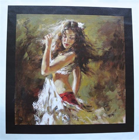 Russian Andrew Atroshenko Into The Light Embellished Canvas With A COA