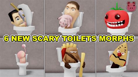 Scary Toilets Morphs New Update How To Get 6 NEW Skibi Morphs Roblox