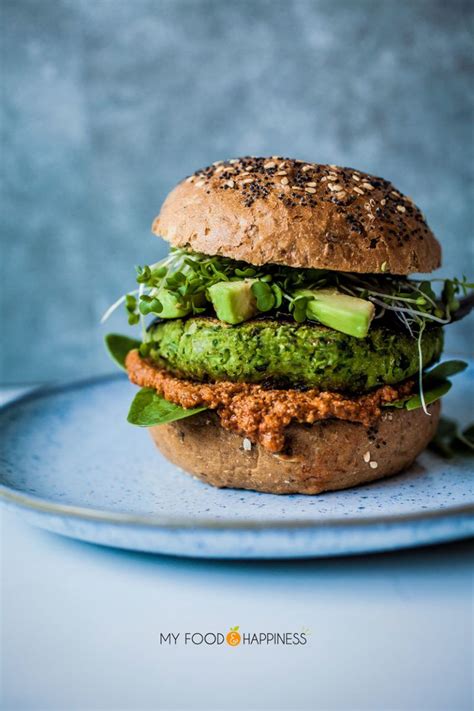 The Green Warrior Burger Vegan High Protein And Gf My Food And Happiness Recipe Vegan