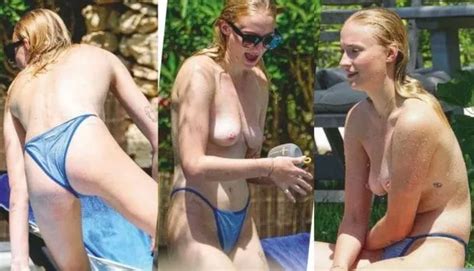 Sophie Turner A Sansa De Game Of Thrones Foi Flagrada Fazendo Topless No Verão De Ibiza Porno