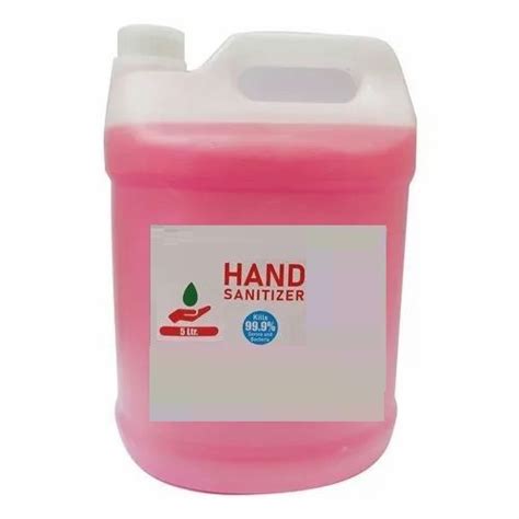 5 Liter Kills 99 9 Germs Rose Fragrance Alcohol Based Liquid Hand