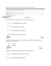 Listening Quiz 4 West Africa Docx Quiz Submissions Listening Quiz 4