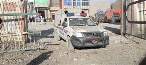 Blast Targets Police Van In Quettas Hazar Ganji