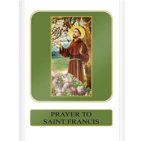 St. Francis Prayer Cards - Etsy