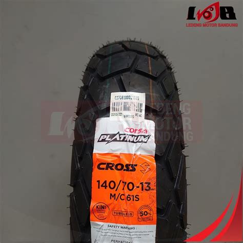 Jual CORSA 140 70 13 CROSS S Platinum Ban Luar Motor Tubeless Nmax Rear