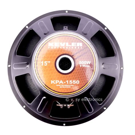 Kevler Kpa Inches W Ohms Instrumental Speaker Kpa