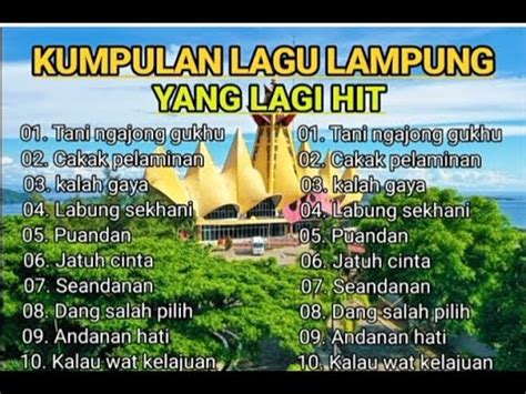 Lagu Lagu Lampung Yang Lagi Hit Youtube