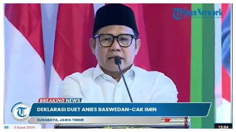 Cerita Muhaimin Iskandar Terima Lamaran Surya Paloh Jadi Cawapres