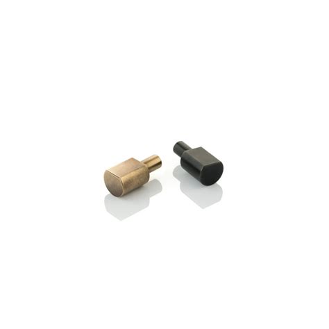 solid brass small cylindrical shelf supports