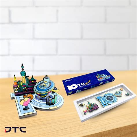 Customised 3D Metal Pin Set DTC World