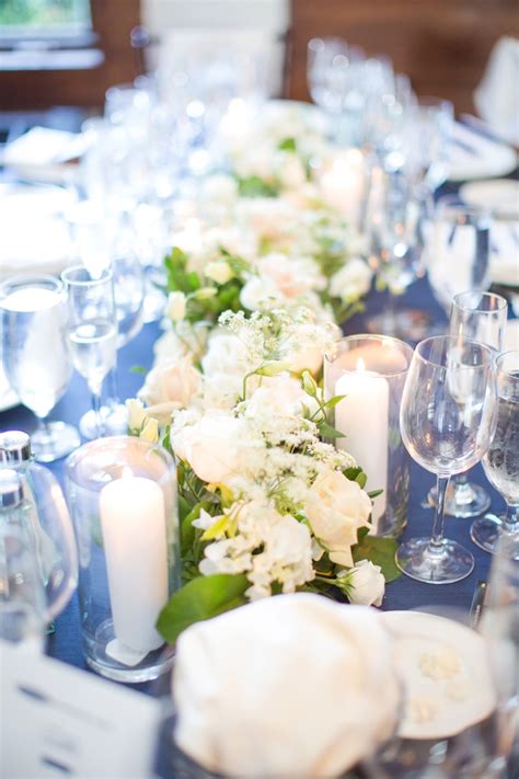 An Elegant Navy And White Wedding Every Last Detail