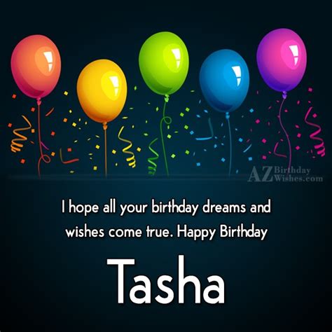 Happy Birthday Tasha