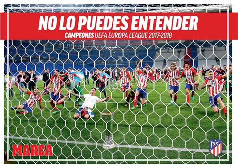 Atlético De Madrid El Póster Del Atlético De Madrid Campeón De La