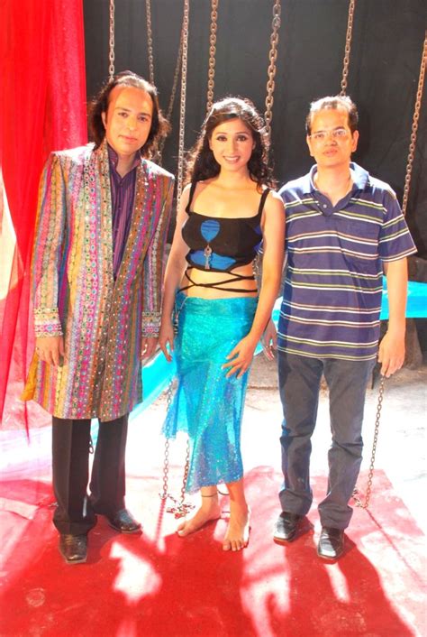 Altaf Raja with Pooja and Champak Jain at Altaf Raja's new music video with Venus.