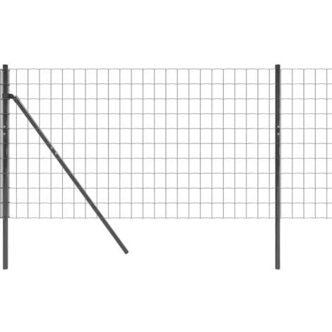 Zaunfelder Living Maschendrahtzaun Anthrazit 1x25 M Verzinkter Stahl