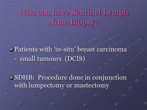 Ppt Breast Sentinel Node Localisation Biopsy Powerpoint