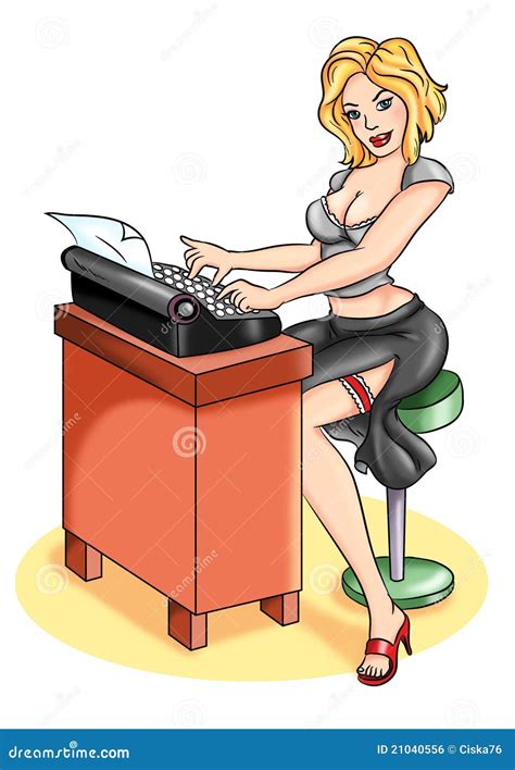 Secrétaire Sexy Stock Illustrations Vecteurs And Clipart 457 Stock