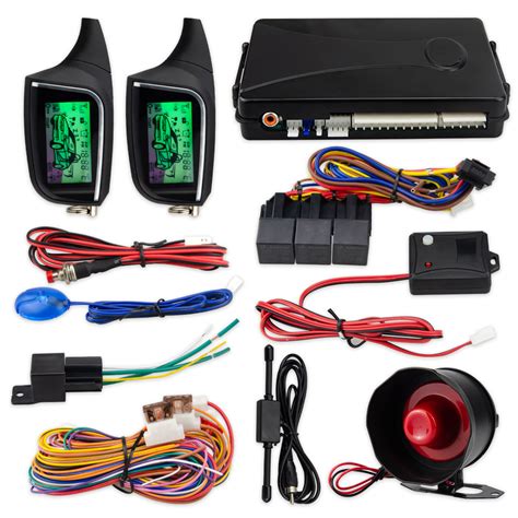 2 Way Car Alarm System With LCD Pager Display Leading Car Alarm