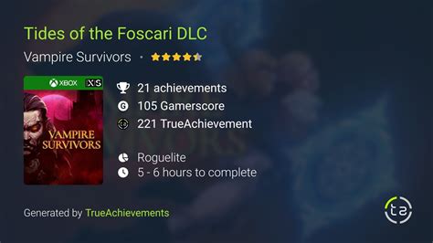 Tides Of The Foscari Achievements In Vampire Survivors