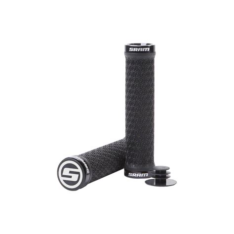 ปลอกแฮนดสแดงจกรยาน SRAM LOCKING GRIPS BLACK W DOUBLE CLAMPS