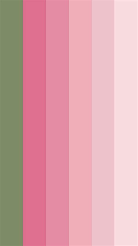 Pink And Sage Pastel Color Palette