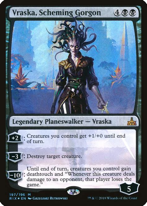 Vraska Scheming Gorgon · Rivals Of Ixalan Rix 197 · Scryfall Magic The Gathering Search