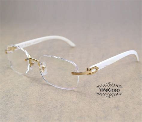 Cartier Eyeglasses Classic Buffalo Horn Rimless CT3524015 Yimeiglasses