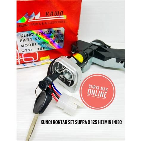 Jual Kunci Kontak Set Supra X 125 Helmin Injec Merk Kawa Shopee Indonesia