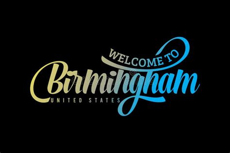 Welcome To Birmingham Stamp Stock Vector - Illustration of white ...