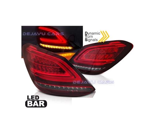 Facelift Look Led Tail Lights For Mercedes Benz C Class W Sedan