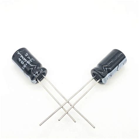 30pcs 63v 47uf 612 High Frequency Low Impedance Aluminum Electrolytic Capacitor 47uf 63v 20